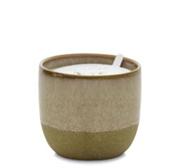 Paddywax Scented Candles Premium Kin Range Candle in Reusable Glazed Ceramic Pot, 170g, Pink Opal + Persimmon