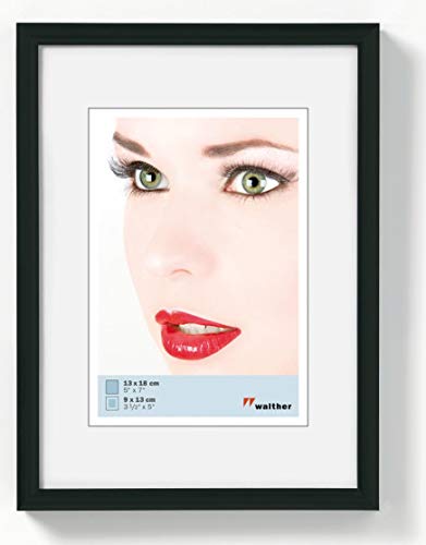 walther design Picture Frame Black 9 x 13 cm Galeria Plastic Frame KB913H
