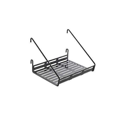 Metaltex Shelf for Wall Grille, Black, 18 x 15 x 12 cm