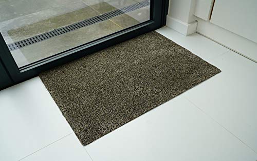 "Serdim Rugs Non Slip Tufted Heavy use Door Entrance Absorbent Mats, Brown, 40 x 60 cm(1'4"" x1'12"")"