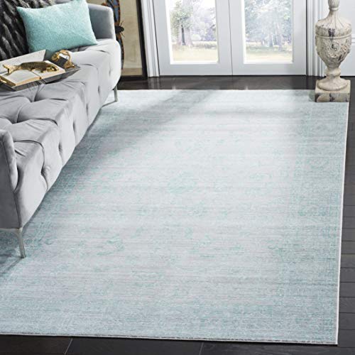 Safavieh Craft Art-Inspired Indoor Woven Rectangle Area Rug, Valencia Collection, VAL103, in Blue / Multi, 152 X 244 cm for Living Room, Bedroom or Any Indoor Space