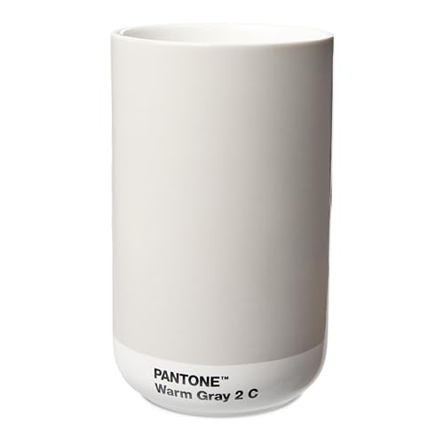 PANTONE Mini Porcelain Vase, in Gift Box, 500 ml, Warm Grey 2C