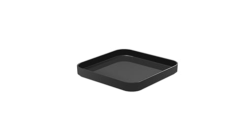 SmartStore Square Lid - Grey - Kitchen, Bathroom, Office, Pantry, Fridge Organizer - Food Safe and BPA Free - 10 Year Guarantee - L20 x W20 x H2.5 cm