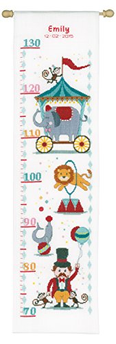 "Vervaco ""Height Chart Circus Cross Stitch Kit"