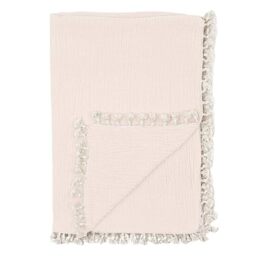"Crane Baby Muslin Swaddle Blanket, Soft Cotton Lightweight Nursery and Stroller Blanket for Baby Boys & Girls, Desert Brown, 30"" x 40"""