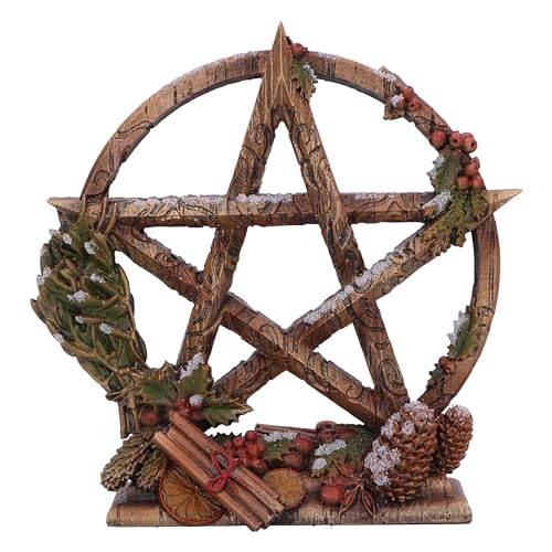 Nemesis Now Figurine, Resin, Gold/Red, 16.5 - Original Nemesis Now Design, Hand-Painted Resin Gothic Fantasy Figurine, Collectible Decor
