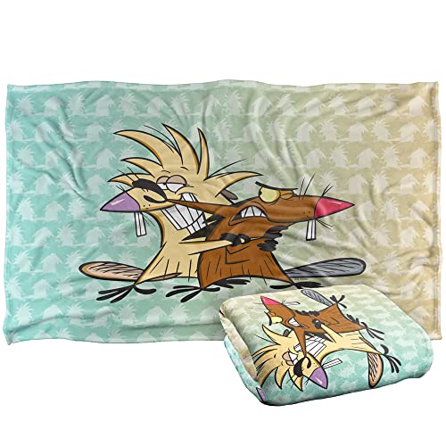 Angry Beavers Brothers Silky Touch Super Soft Throw Blanket 91 x 147 Cm