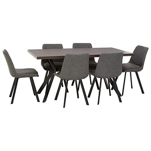 Premier Housewares Rectangle Dining set/Dinner Set/Plate Sets/Dinner Plates/Corelle Plates/Dinner Set for 4/ Dinner Plates Set/ W160 x D90 x H77cm