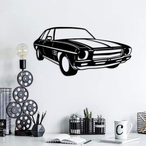 Stylish Black Decorative Metal Wall Accessory, 60 x 30 cm, 100% Metal, 1.5 mm Thickness, Lightweight (0.639 kg), Perfect for Modern Home Decor
