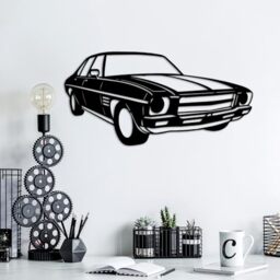 Stylish Black Decorative Metal Wall Accessory, 60 x 30 cm, 100% Metal, 1.5 mm Thickness, Lightweight (0.639 kg), Perfect for Modern Home Decor