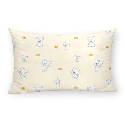 BELUM - 100% Cotton Tom & Jerry Cushion Cover 30x50cm, Soft Cushion Cover, Various Sizes Cushion Cover, Multicolor Cushion Cover