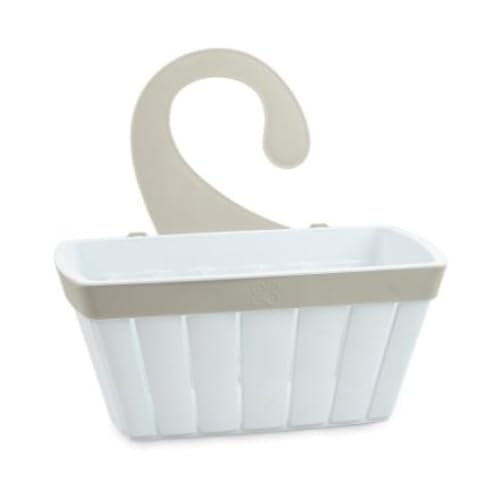Ecoplast Hanging Hook, Recycled Plastic Storage Basket, Yellow, 20 Lt