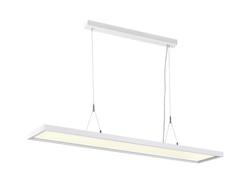 SLV Pendant lamp WORKLIGHT/Living Room lamp, Indoor Lighting, Dining Room Pendant Light, LED, Ceiling Light / 4000K 57W 5000lm White dimmable