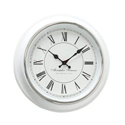 BOLTZE Yella 3453100 Wall Clock Diameter 40 cm Retro Style Vintage Roman Numerals Clock for Kitchen/Living Room/Dining Room Analogue Clock