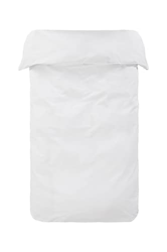 Jotex Zack Duvet Cover Organic Cotton GOTS Certified Duvet Cover - White, 155 x 220 cm