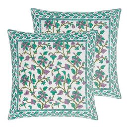 Paoletti Mentera Polyester Filled Cushions Twin Pack