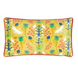Kate Merritt Herons Ochre Cushion Cover