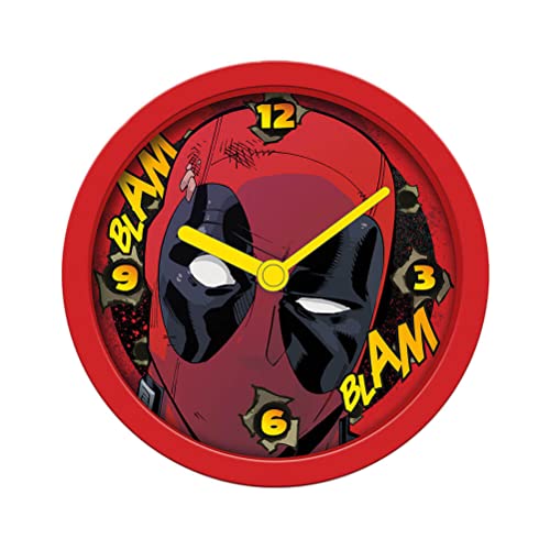 "Deadpool Alarm Clock (Blam Blam) 12cm Diameter - Official Merchandise, 5"""