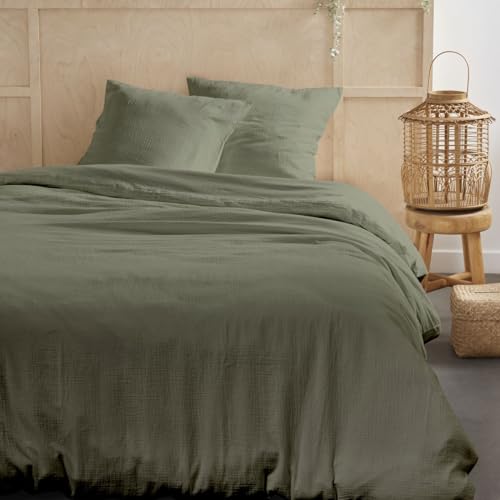 TODAY Duvet Cover Set, Green, Jumeau