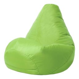 Bean Bag Bazaar High Back Recliner Bean Bag Chair, Lime Green, Indoor Outdoor Beanbag, Water Resistant Fabric, Large Beanbag with Filling Included, Gaming Chair, Outdoor Seating, Garden Furniture