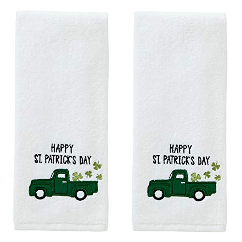 SKL Home by Saturday Knight Ltd. Hand Towel, Cotton, White, 16x25