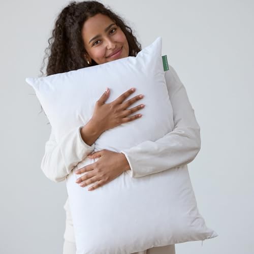Avocado Organic Cotton Pillow, GOLS-Certified Organic Latex Fill, Queen