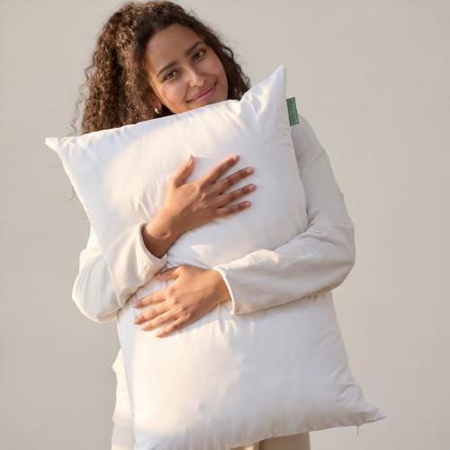 Avocado Organic Cotton Pillow, GOLS-Certified Organic Latex Fill, Queen