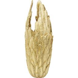 Kare Vase Feathers Gold 91