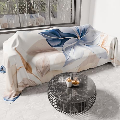 PETTI Artigiani Italiani - Spring Summer Single Bedspread Lightweight Single Bed Sheet 164 Floral 100% Made in Italy