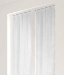 LINDER Curtain Window Treatments 100% Polyester White 60 x 200 cm