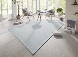 Elle Decor Millau Flat Weave Indoor and Outdoor Rug, Light blue cream, 160x230 cm