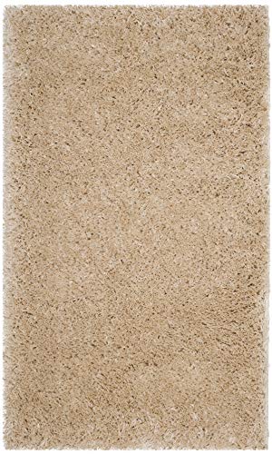 Safavieh Shag Rug for Living Room, Dining Room, Bedroom - Polar Shag Collection, Short Pile, in Light Beige, 122 X 183 cm