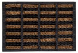 andiamo Robusta Coconut Doormat – Ideal as a Doormat Outdoor or Coconut Mat – Outdoor Door Mat – Handmade and Easy to Clean – Made from Natural Materials 40 x 60 cm