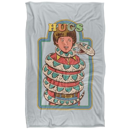 Steven Rhodes Hugsss Silky Touch Super Soft Throw Blanket 91 X 147 Cm