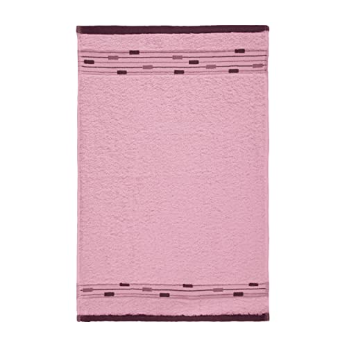 frottana Magic guest towel 30 x 50 cm made of 100% cotton, rose