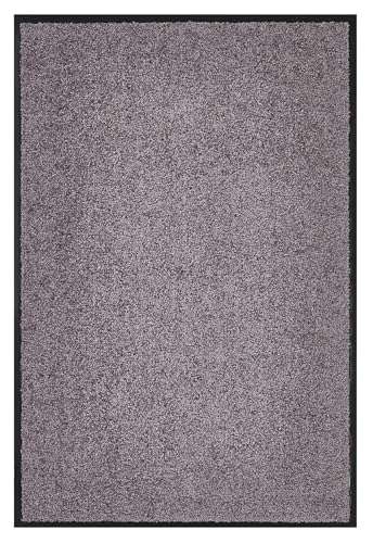 andiamo Premium Wash & Clean Doormat, Durable Dirt Trapper Mat, House Entrance, Indoor Doormat or as a Doormat in Covered Outdoor Areas, Absorbent Doormat 40 x 60 cm, Taupe