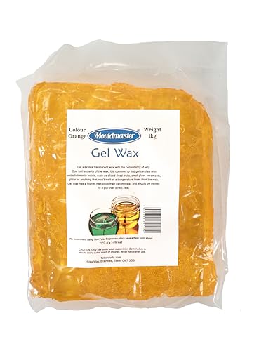 Mouldmaster 1 Kg Candle Making Gel Wax Orange