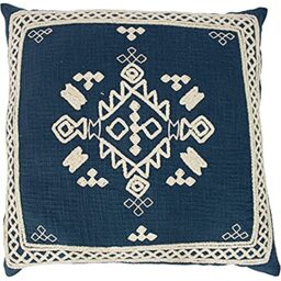 Riva Home Tahoe Feather Filled Cushion, Cotton, Polyester, Rayon, Teal