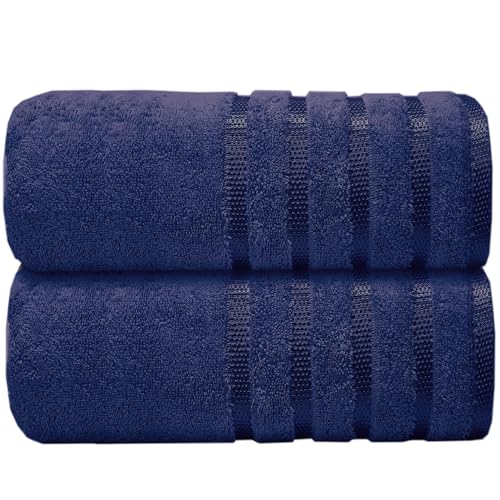 Casabella Deluxe 2 Piece Jumbo Bath sheet 90x180 cm 100% Cotton Extra Large Bath Towels Highly Absorbent Royal Bath sheets Towels
