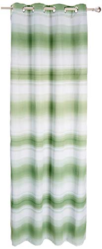 Albani Curtain with 8 Eyelets/Florida / 245 x 135 cm, Green, 245x135 cm