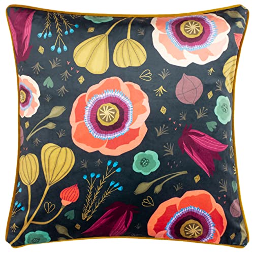 Kate Merritt Bright Blooms Polyester Filled Cushion