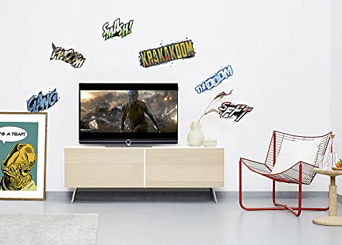 Komar Marvel Wall Tattoo Avengers Sounds – 50 x 70 cm (Width x Height) – 6 Pieces – Decorative Stickers, Wall Sticker, Wall Decoration, Children's Room – 14067h