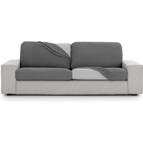 ECOMMERC3 Universal and Versatile L Sofa Cover ??? Dark Grey Easy to Install Protector for Back, Seat and Arms