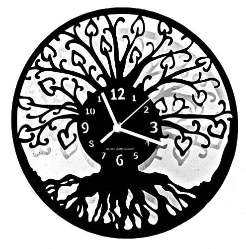 Instant Karma Clocks Wall Clock Tree of Life Cosmology Kitchen Home Living Room Bedroom