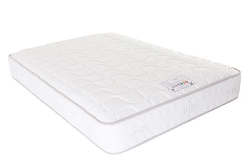 Vogue Beds Mattress, Climate and Vegan Friendly materials, White, 2FT6 Small Single