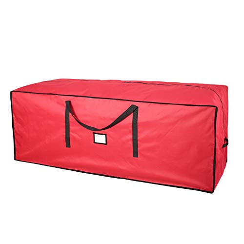 "Sattiyrch Christmas Tree Storage Bag,Heavy Duty 600D Oxford Xmas Holiday Extra Large Container up to 9"" Artificial Disassembled Trees,65"" x 23"" x 23"""