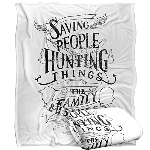 SUPERNATURAL Family Business Officially Licensed Silky Touch Super Soft Throw Blanket 152 x 127 cm