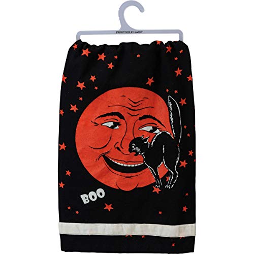 Primitives by Kathy Dish Towel, Cotton, Velvet, Boo, 28 x 28-Inch