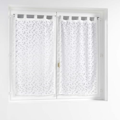 Douceur d'Intérieur, Pair of Net Curtains with Loops (2 x 60 x 160 cm) Manon, Mesh