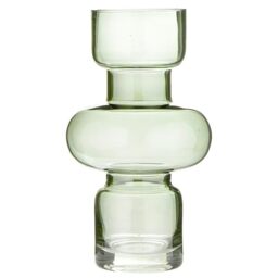 Santa Barbara Design Studio Bubble Vase Modern Glass Flower Holder Vase for Home Décor, Small, Green